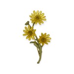 Michael Michaud Golden Daisy Brooch