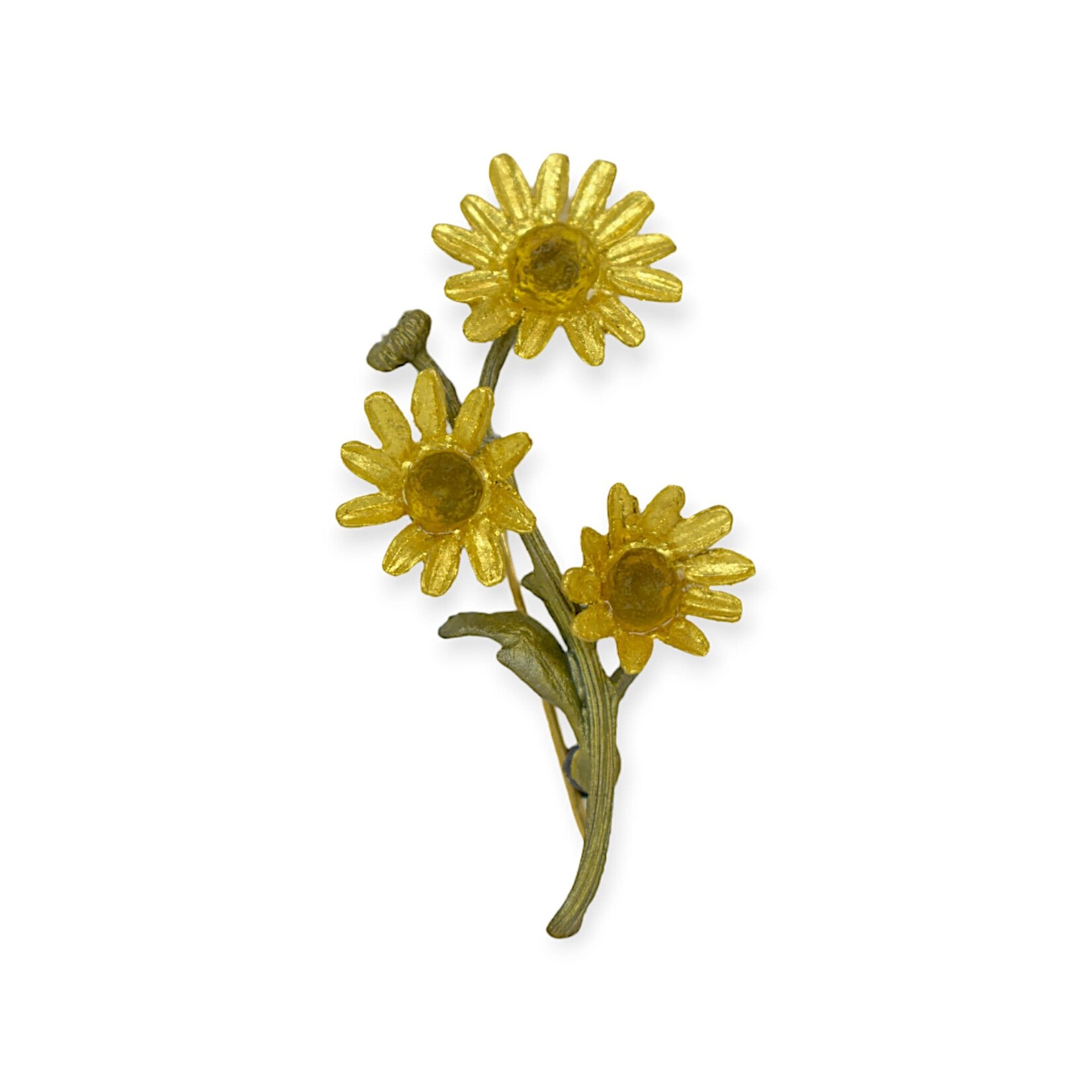Michael Michaud Golden Daisy Pin