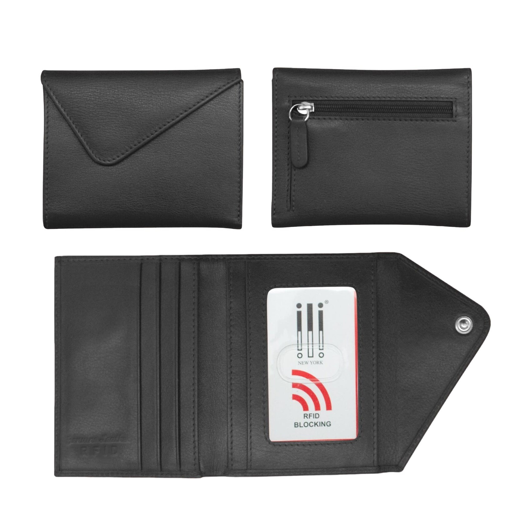 Mini Tri-Fold Asymmetrical Wallet