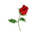 Red Rosebud Pin