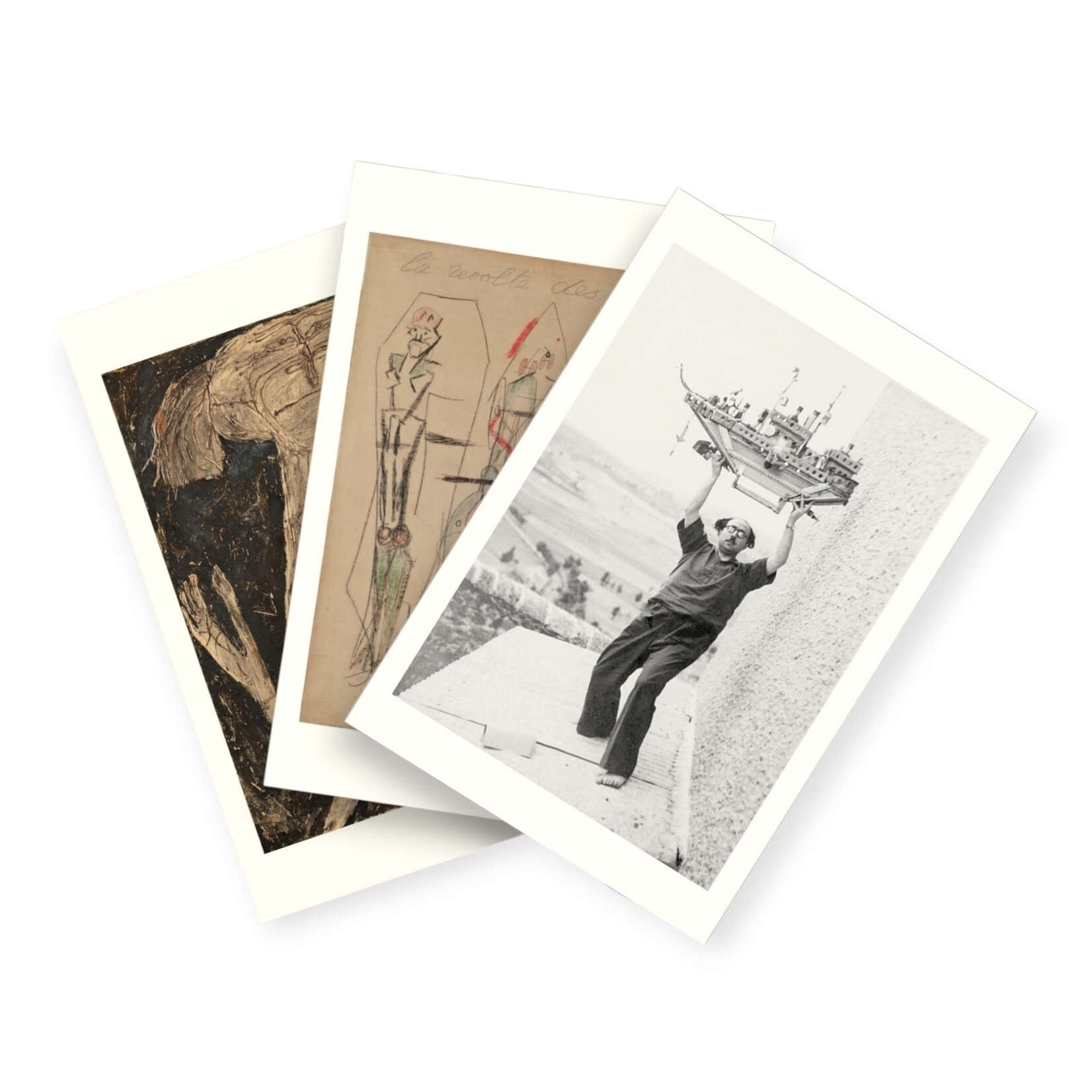 Museum Store Products Set of 3 Tosquellas/Roost Postcards