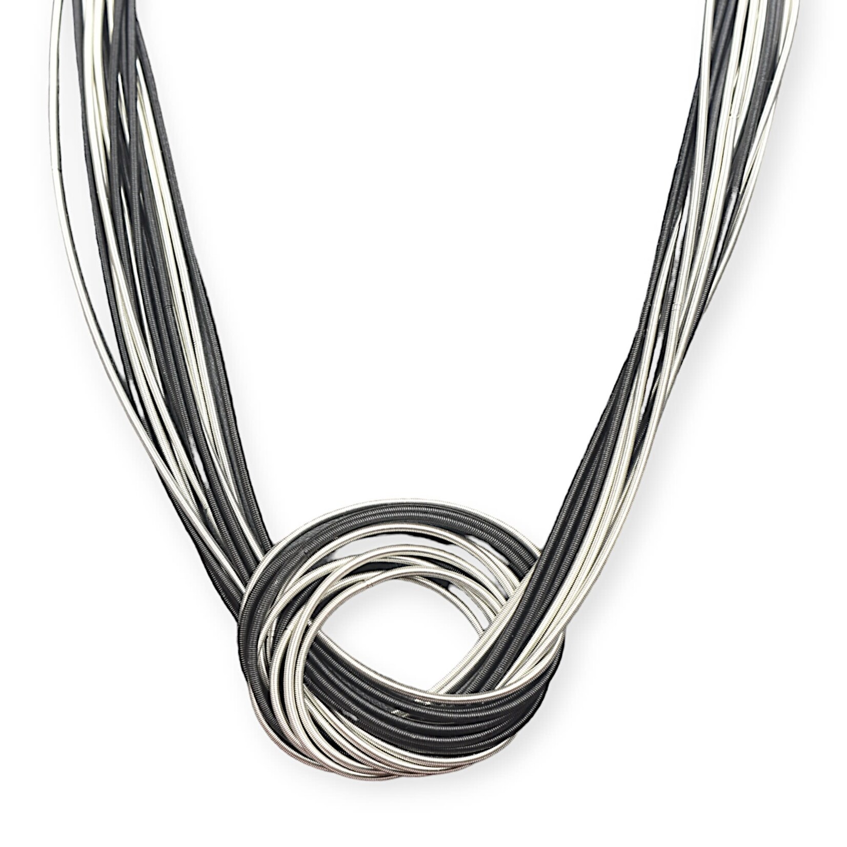 Large Piano Wire Knot Necklace American Folk Art Museum