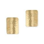 Marjorie Baer Accessories Inc. Medium Rounded Rectangle Clip Earrings