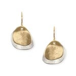 Marjorie Baer Accessories Inc. Small Layered Organic Discs Wire Earrings