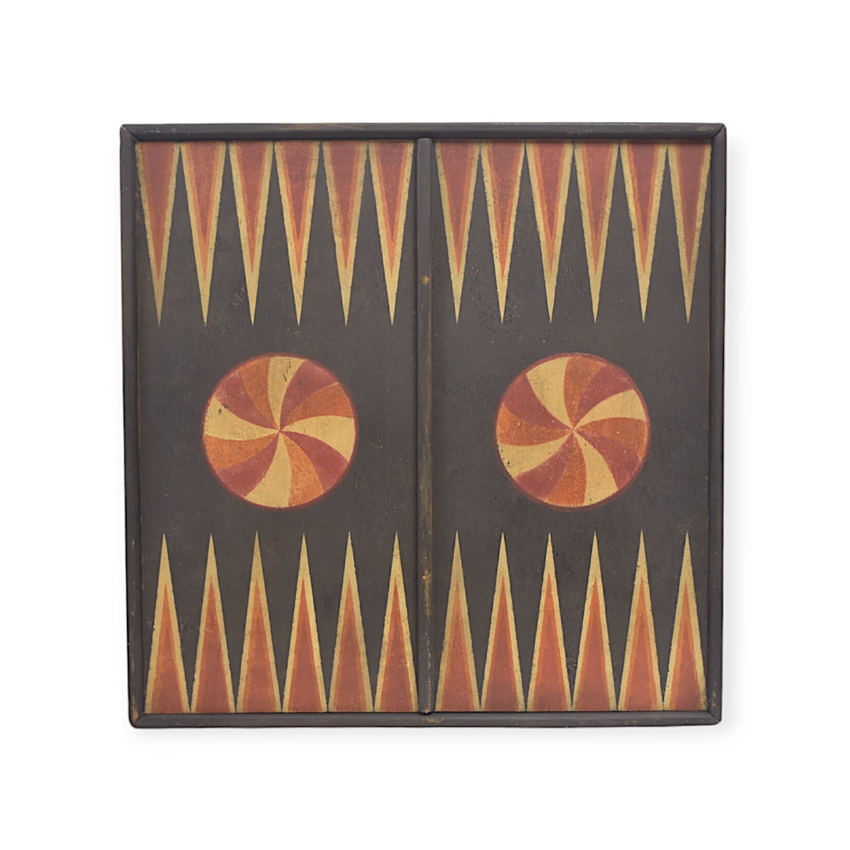 Aged By Design Flaming Fire Backgammon Board