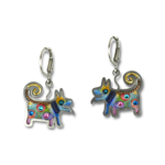 Seeka Jewelry & Judaica Acrylic Dog Earrings