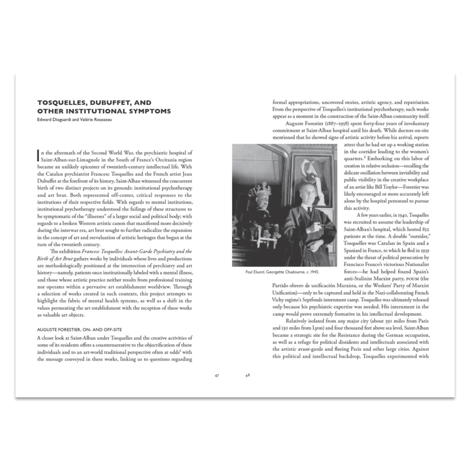 Francesc Tosquelles: Avant-Garde Psychiatry, Radial Politics, and Art