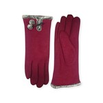 Shihreen Inc Wool Glove with Fur lining & Pompom