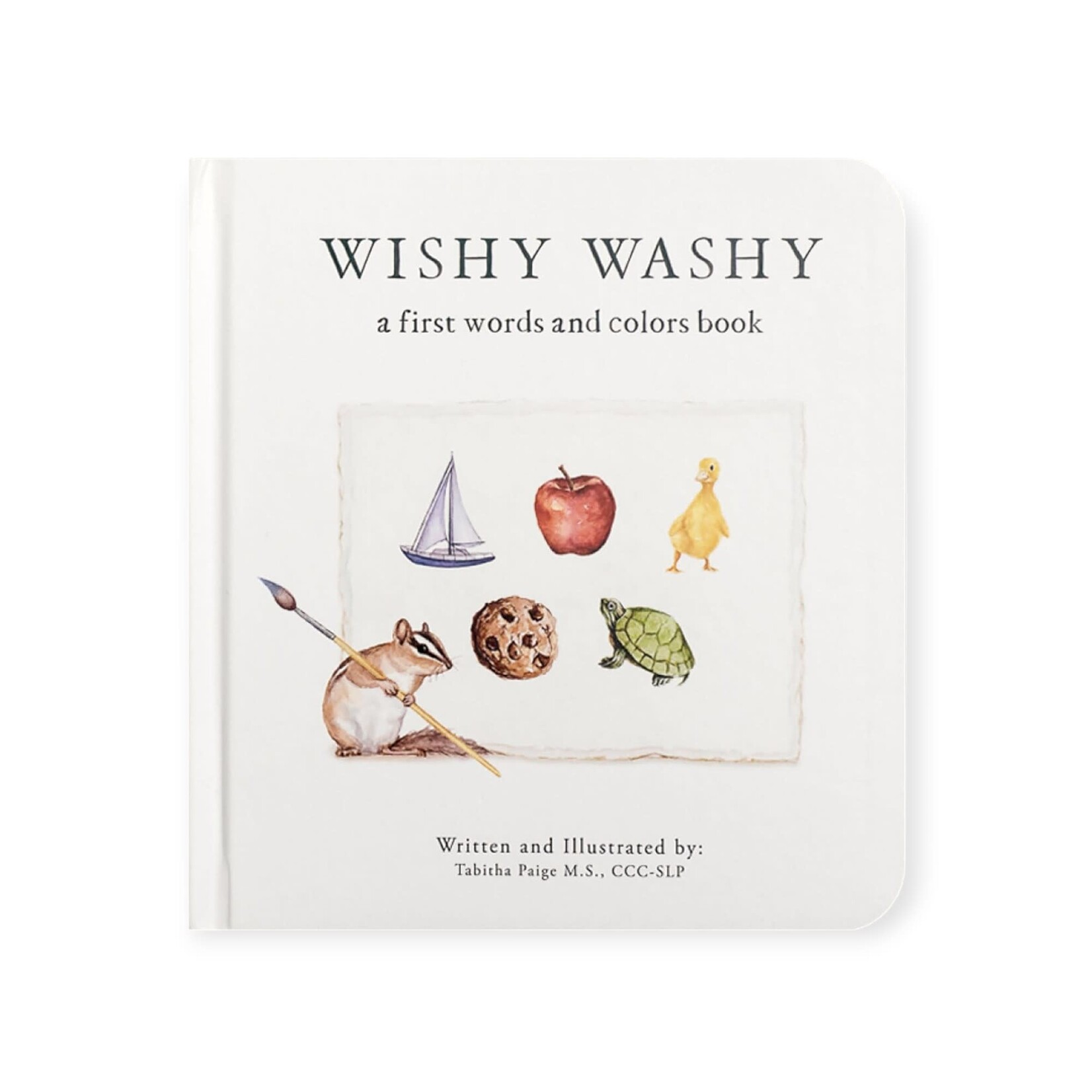 Paige Tate & Co. Wishy Washy: A Board Book of First Words and Colors