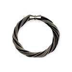 Piano Wire Twist Bracelet