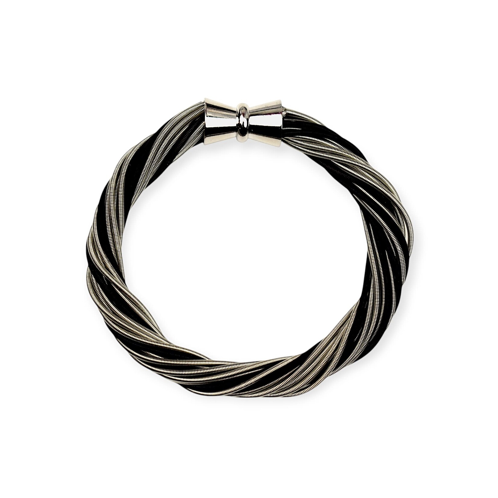 Piano Wire Twist Bracelet