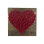 Knotted Bug Heart String Art