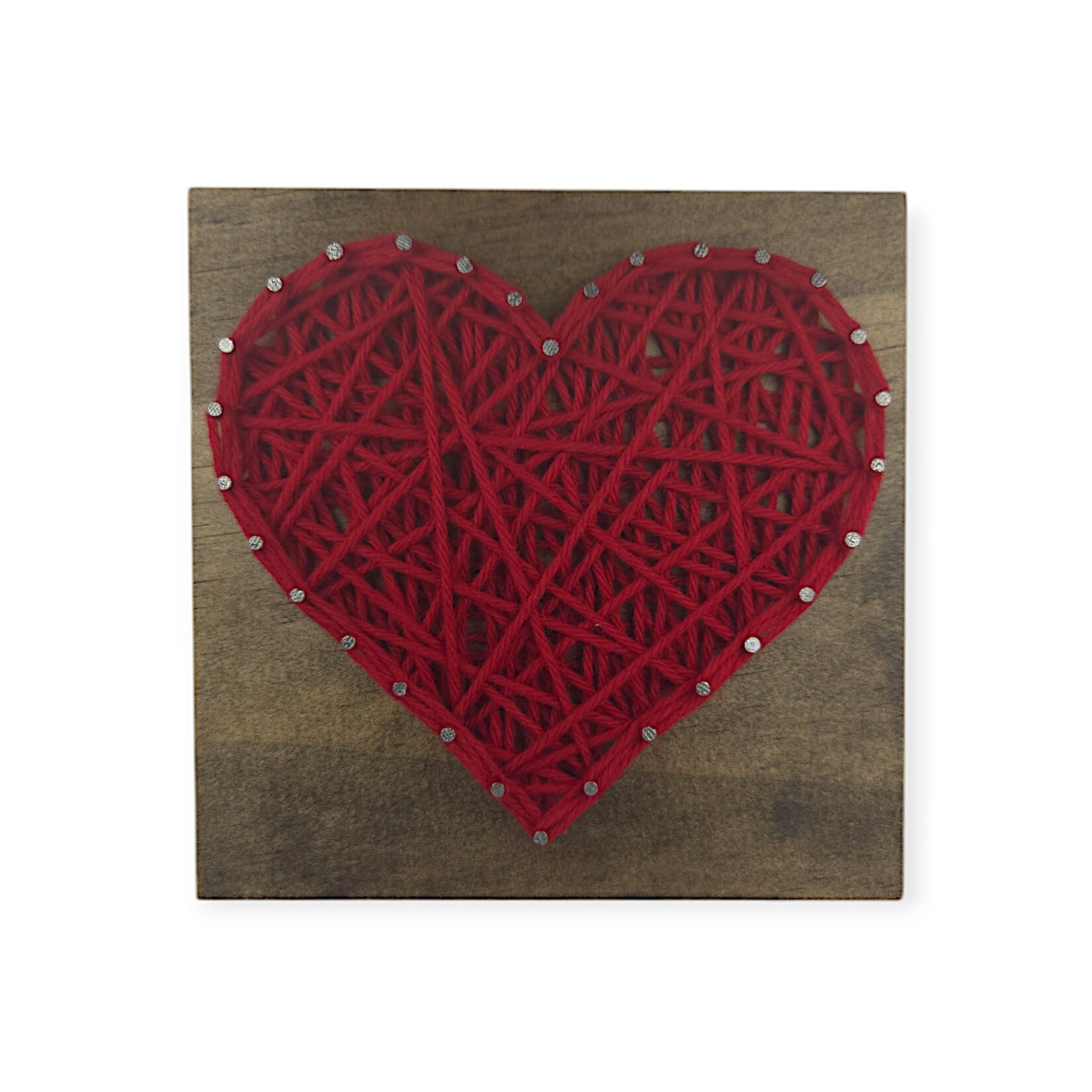 Knotted Bug Heart String Art