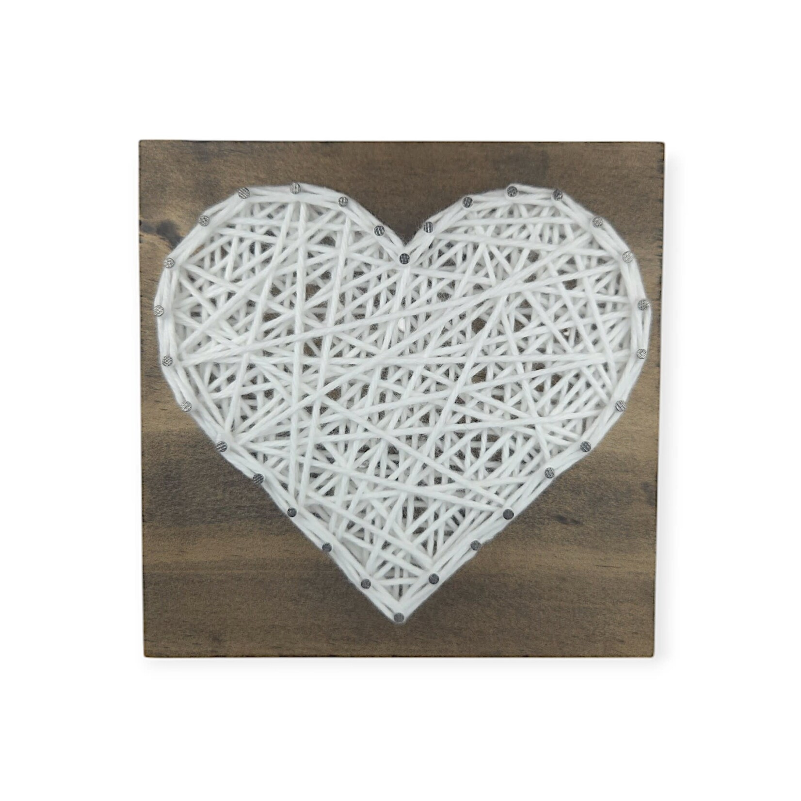 Knotted Bug Heart String Art