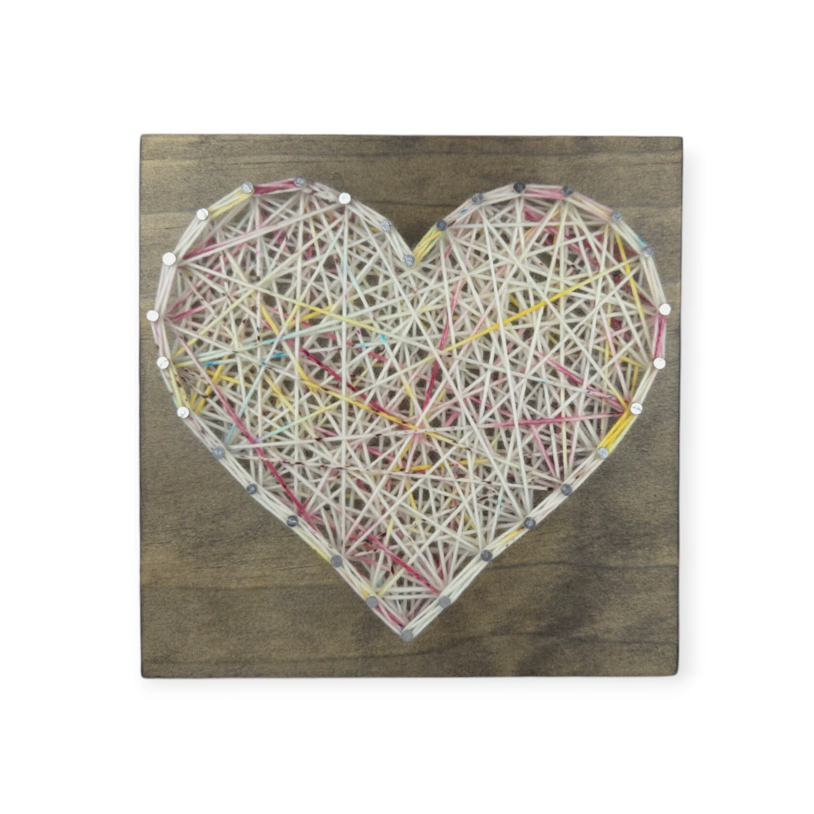 Knotted Bug Heart String Art