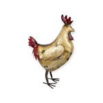 Everyday Artifact 20 Recycled Metal White Rooster