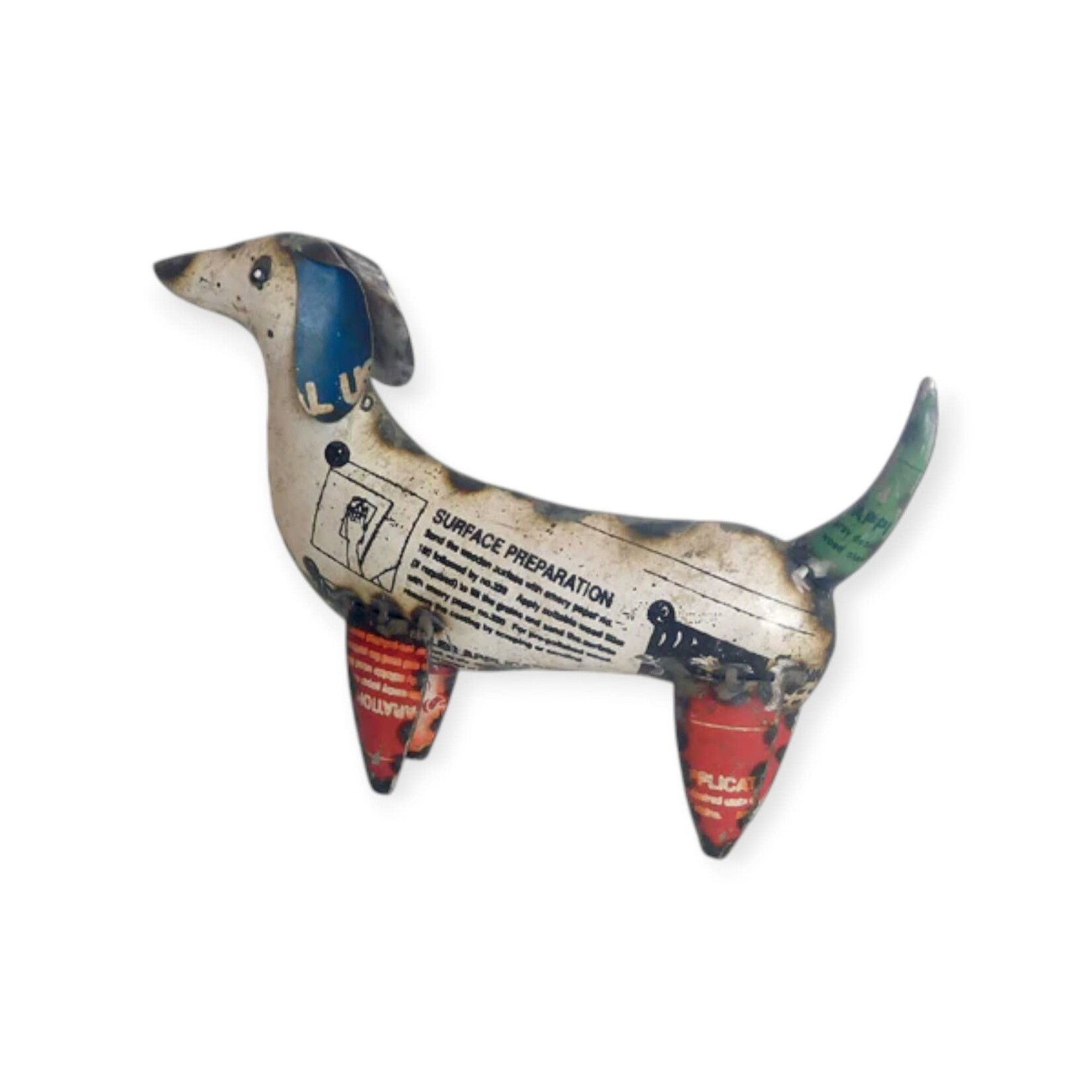 Everyday Artifact 20 Recycled Metal Dachshund