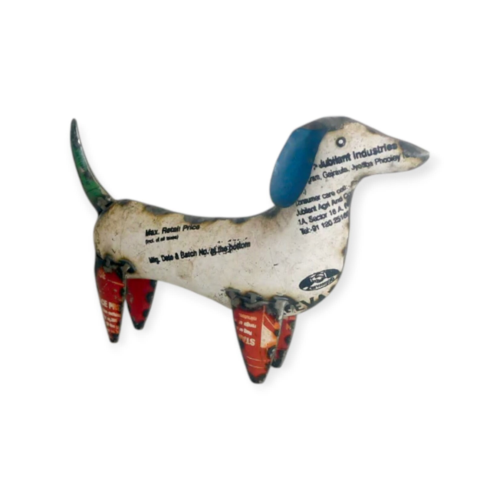 Everyday Artifact 20 Recycled Metal Dachshund