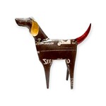 Everyday Artifact 20 Recycled Metal Brown Dog 10"