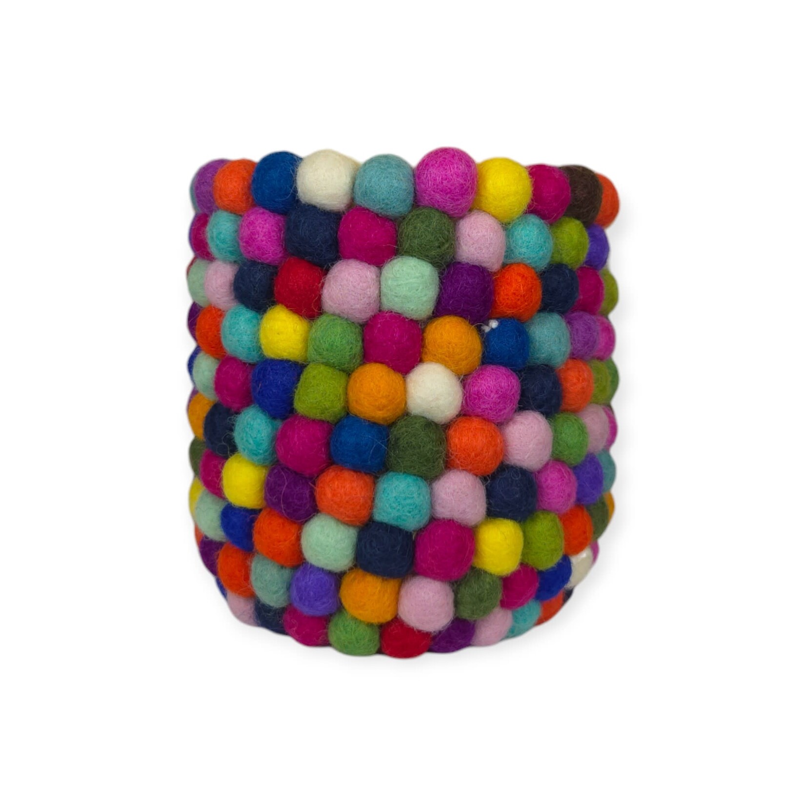 Pomegranate Moon Felted Wool Pencil Holder