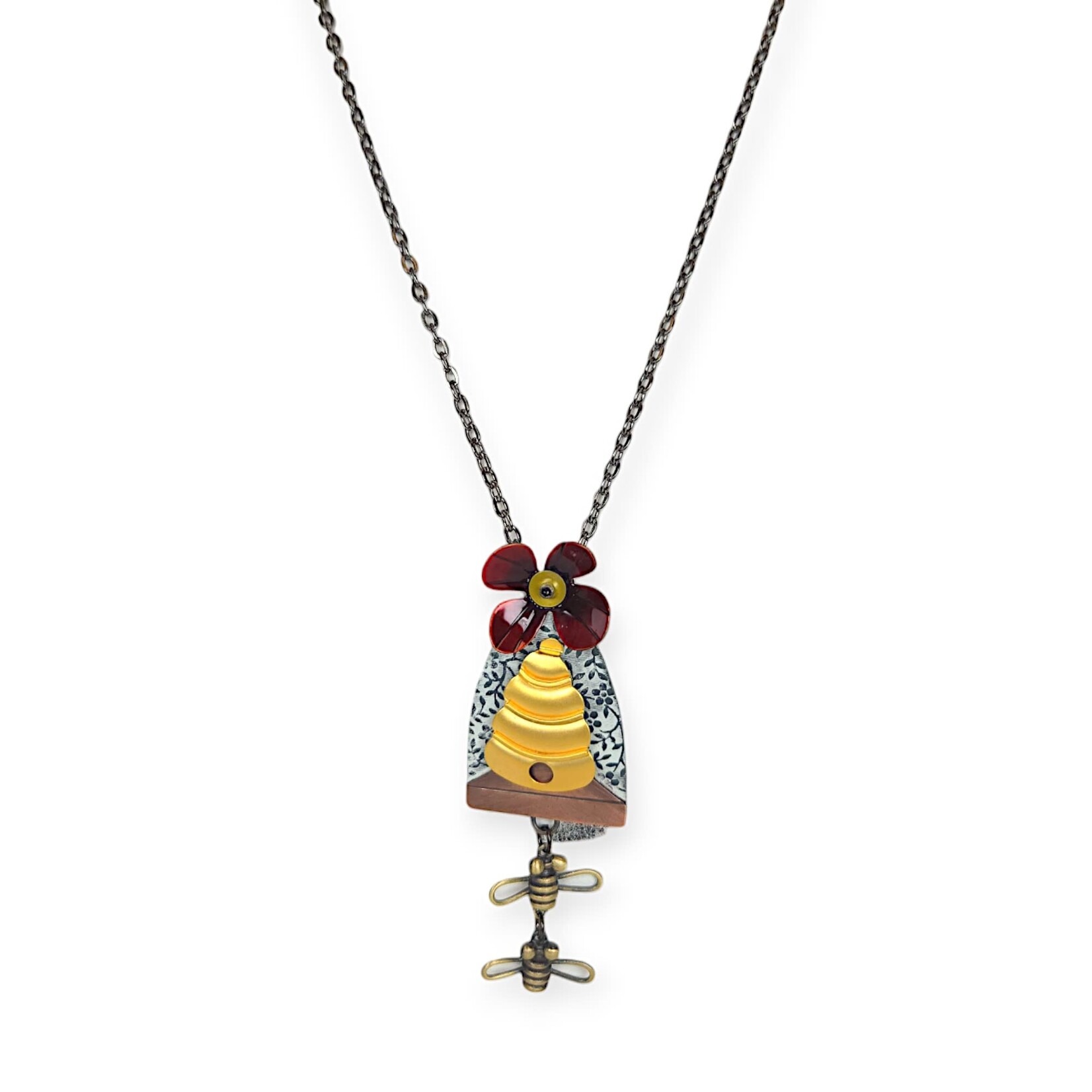 Chickenscratch Bee Line Necklace