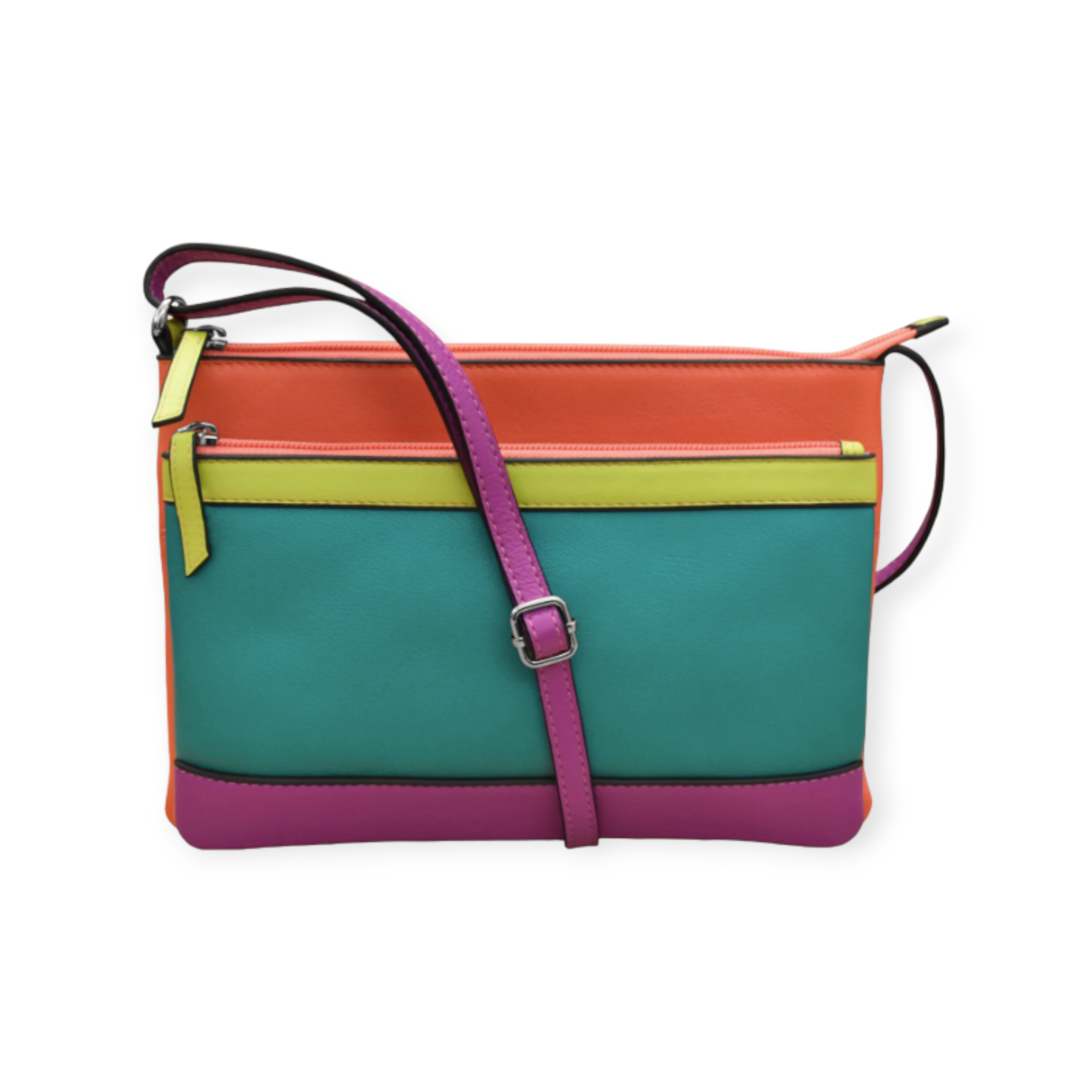 Double Zip Crossbody