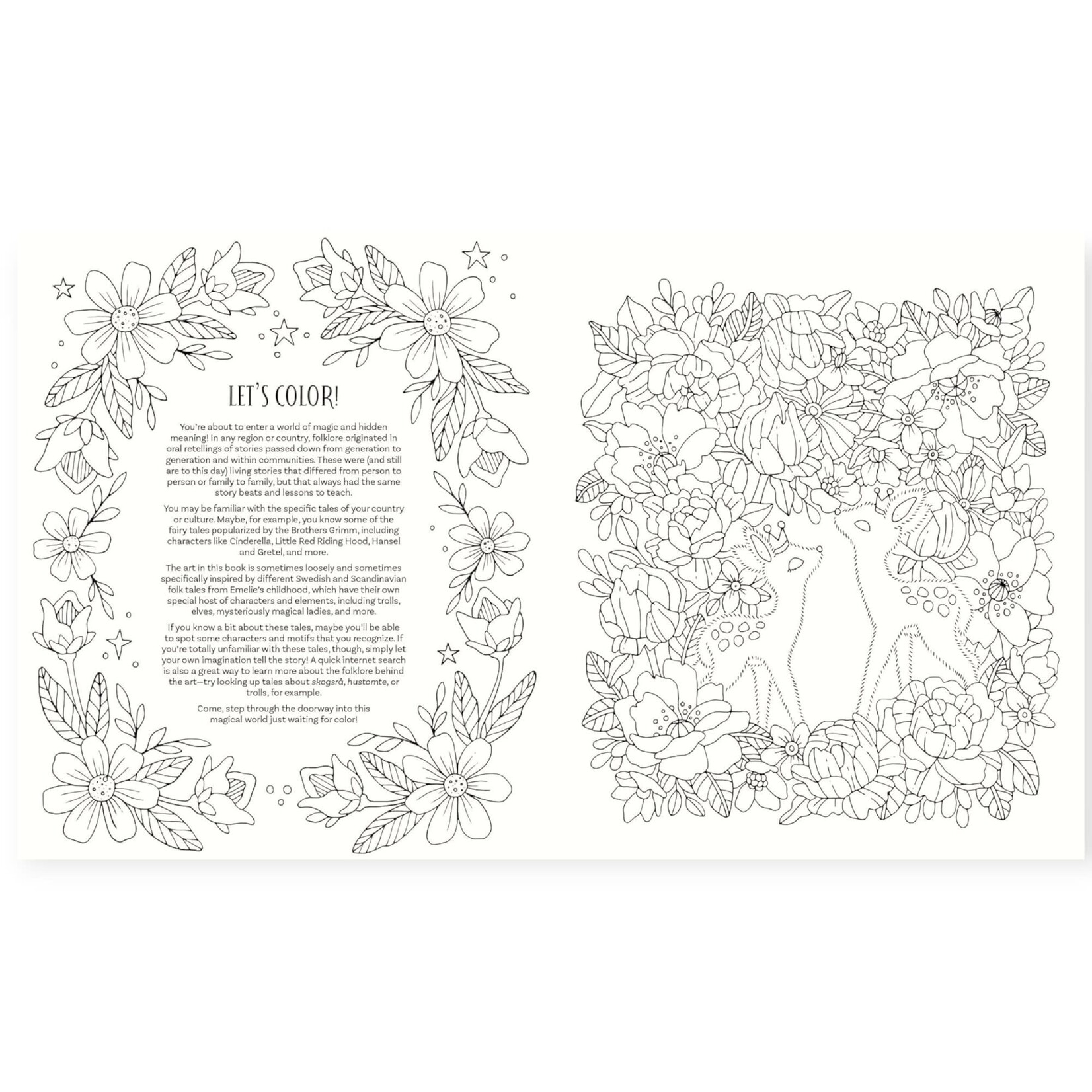 Schiffer Publishing Ltd. Fairy Tales & Folklore Coloring Book