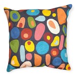 Natural Habitat Abstract Pebbles Black