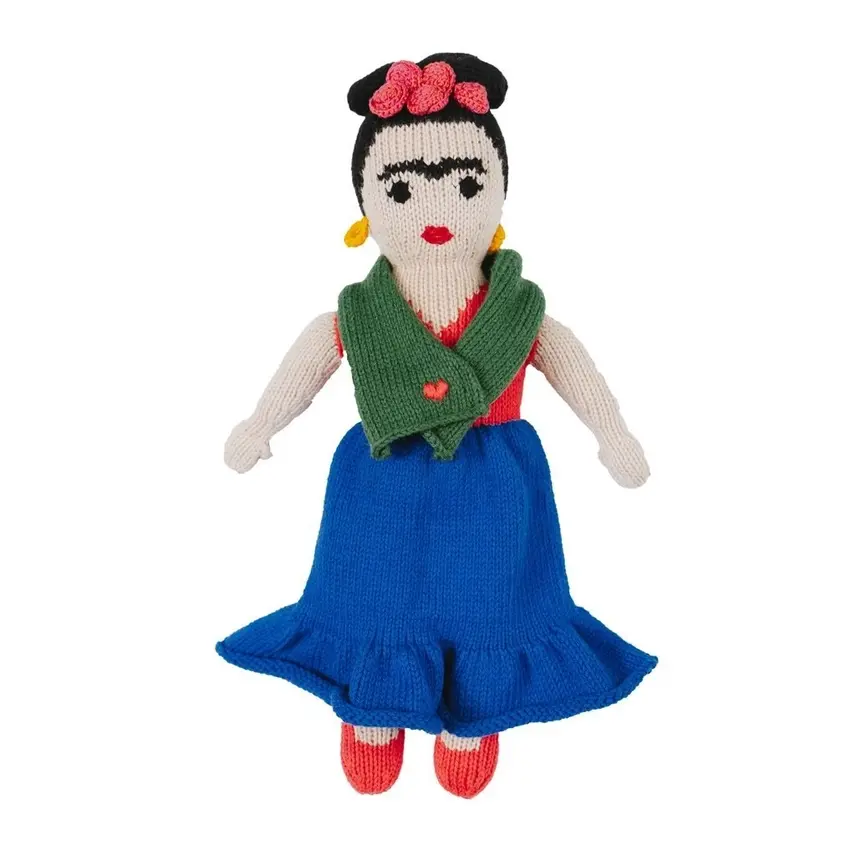 Frida Kahlo Knitted Doll - American Folk Art Museum