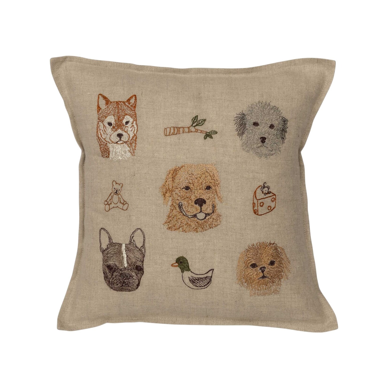 Coral & Tusk Charming Canines Pillow