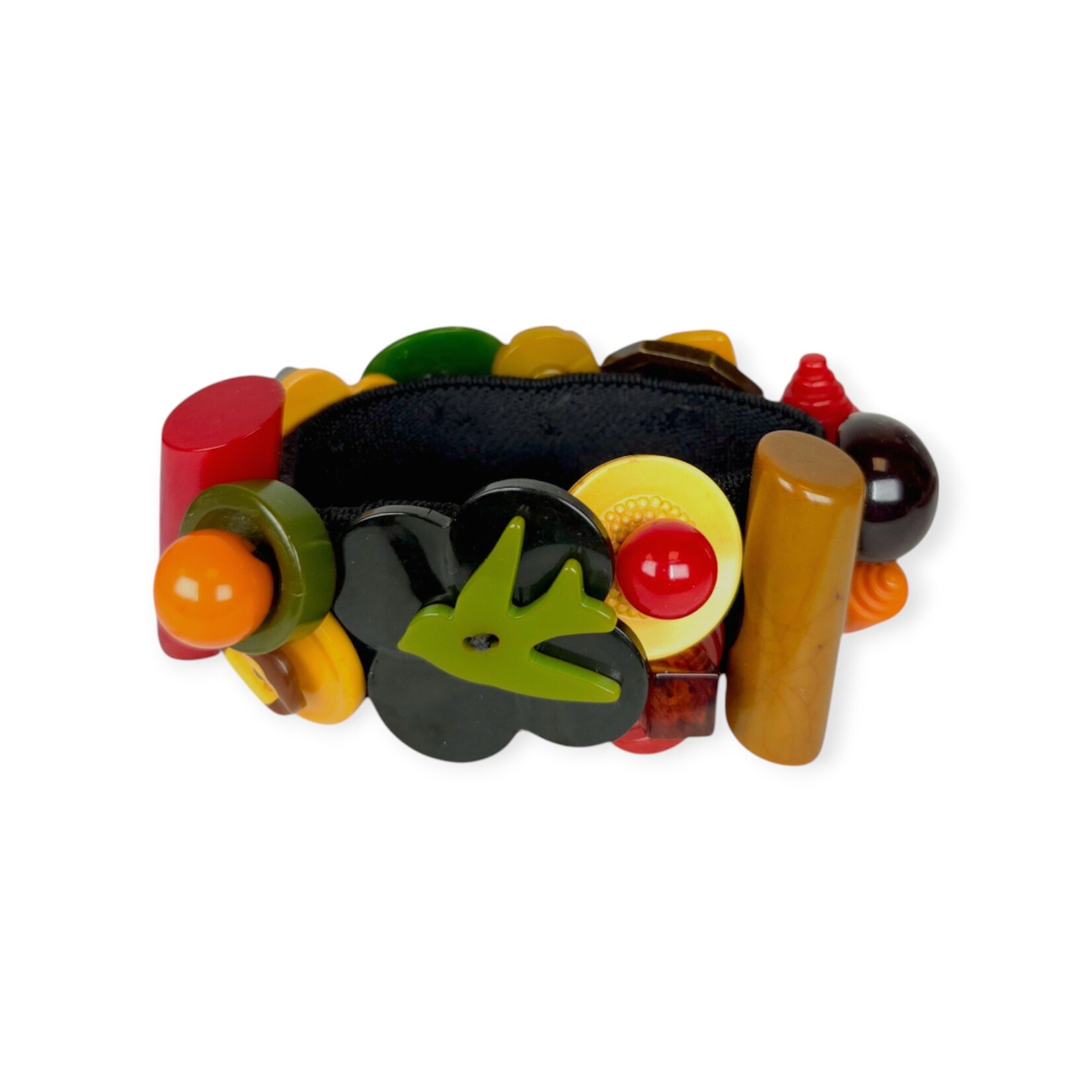 Miriam Johnson Bakelite Button Bracelet