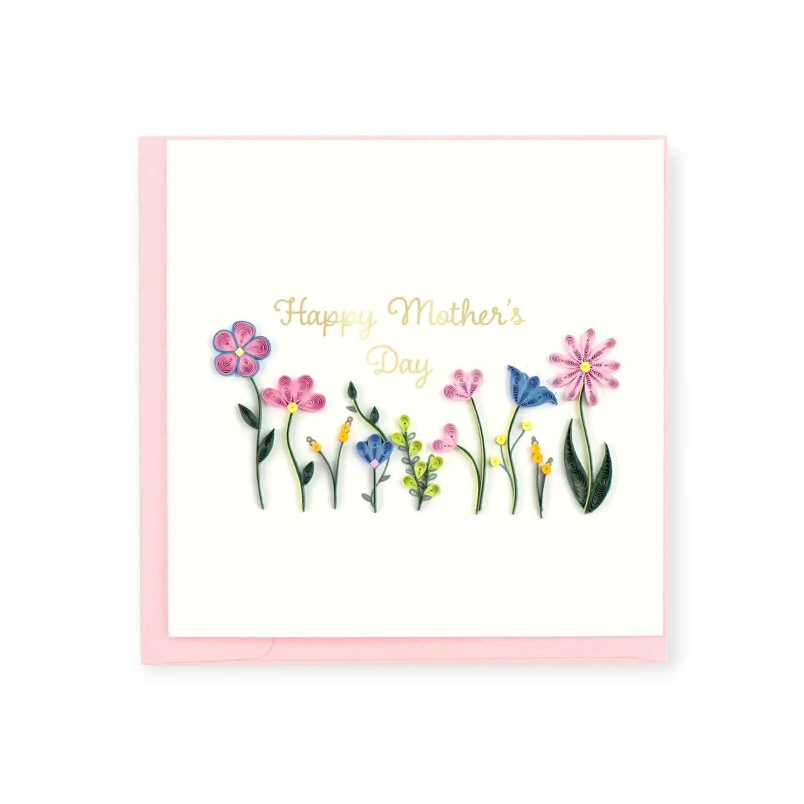 Quilling Card Quilled Mother's Day Wildflowers