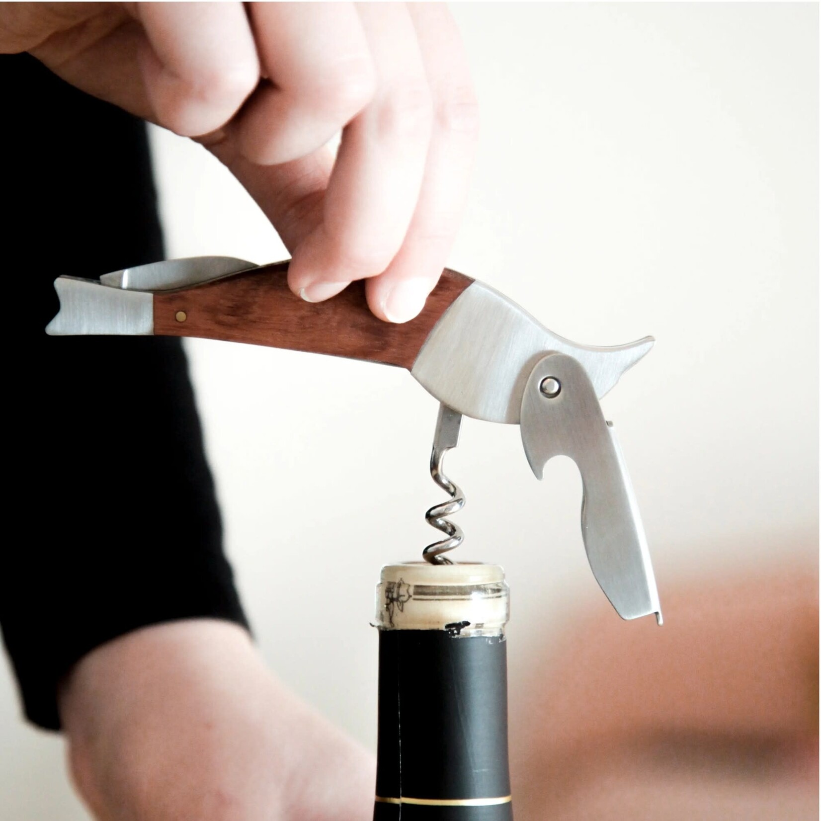 Kikkerland Design Bird Corkscrew