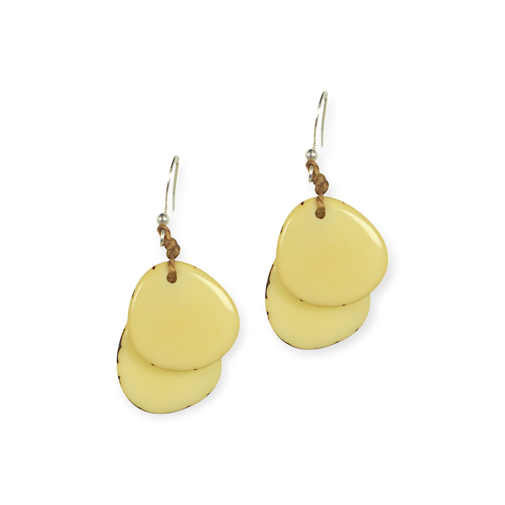 Organic Tagua Jewelry Fiesta Earrings