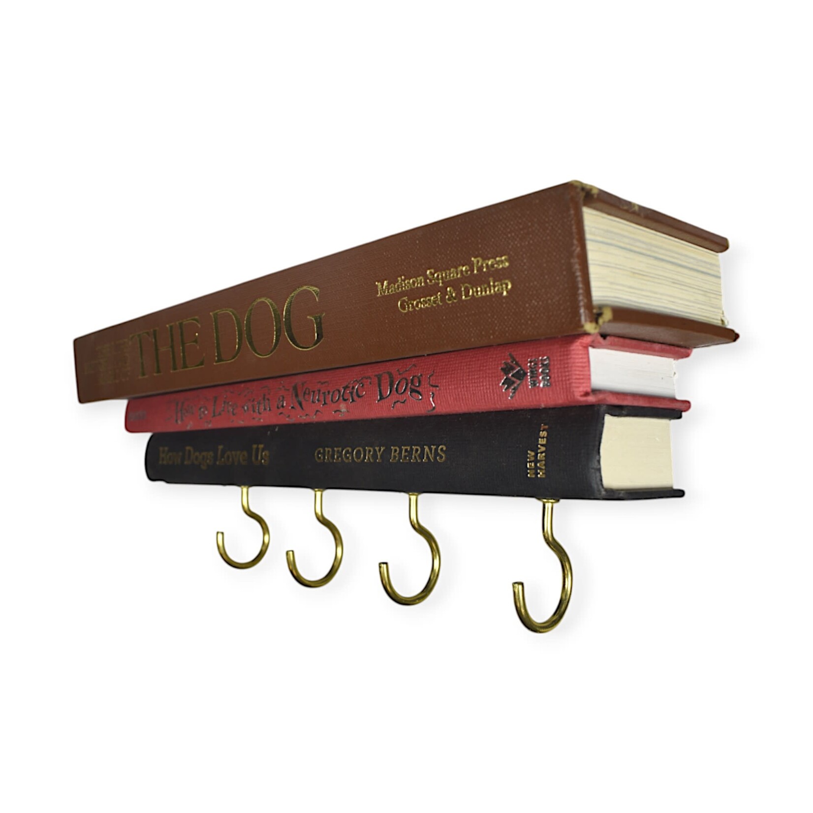 This Into That Book Spines Key Holder Ledge