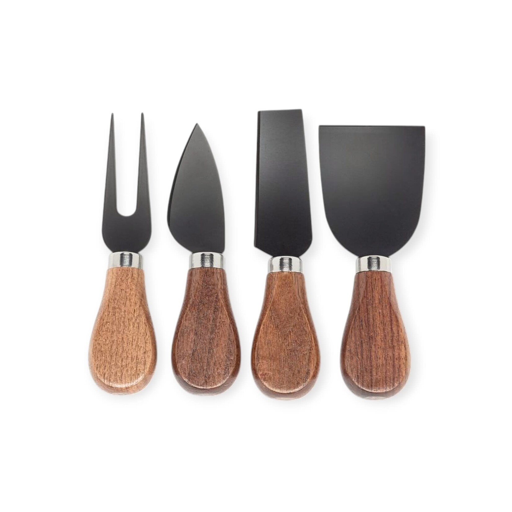 Abbott Set of 4 Wood Handle Cheese Knives