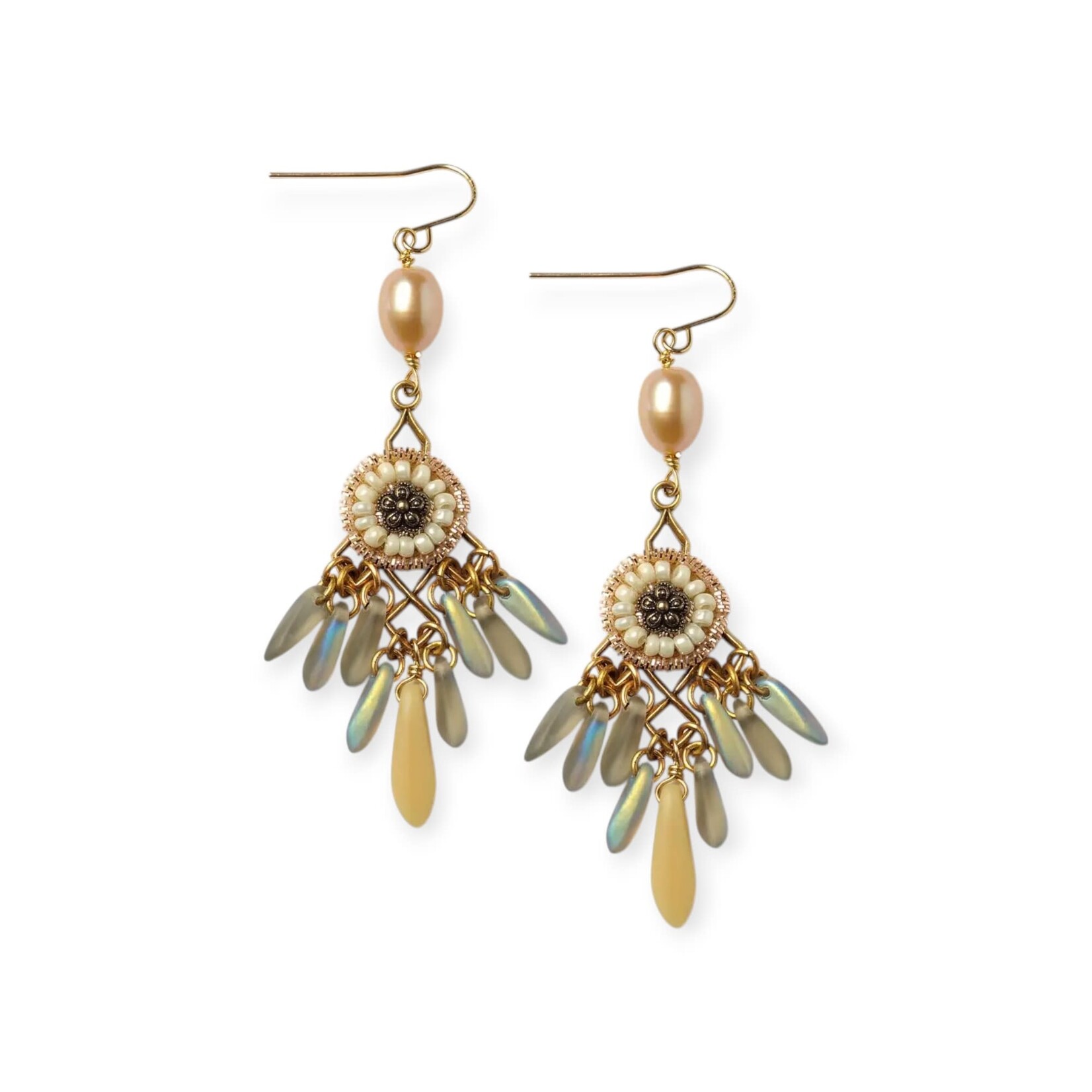 Elements / Jill Schwartz Adeline Dagger Drops Statement Earrings