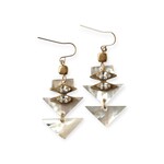 Elements / Jill Schwartz Pearlescent Geometric Earrings