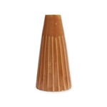 Global Goods Partners Ceramic Stripe Vase Terracotta