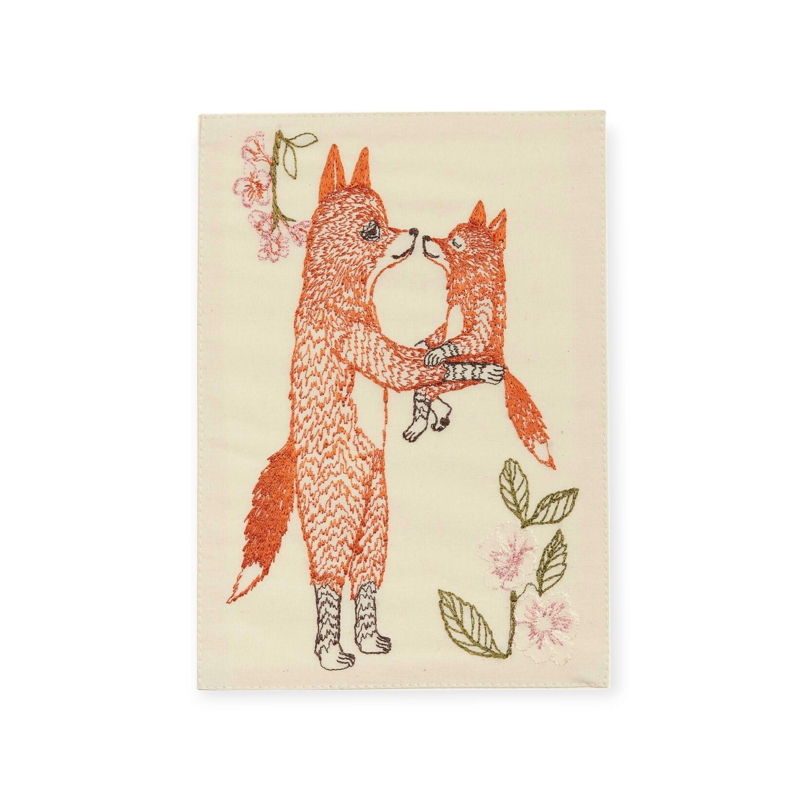 Coral & Tusk Embroidered Greeting Card