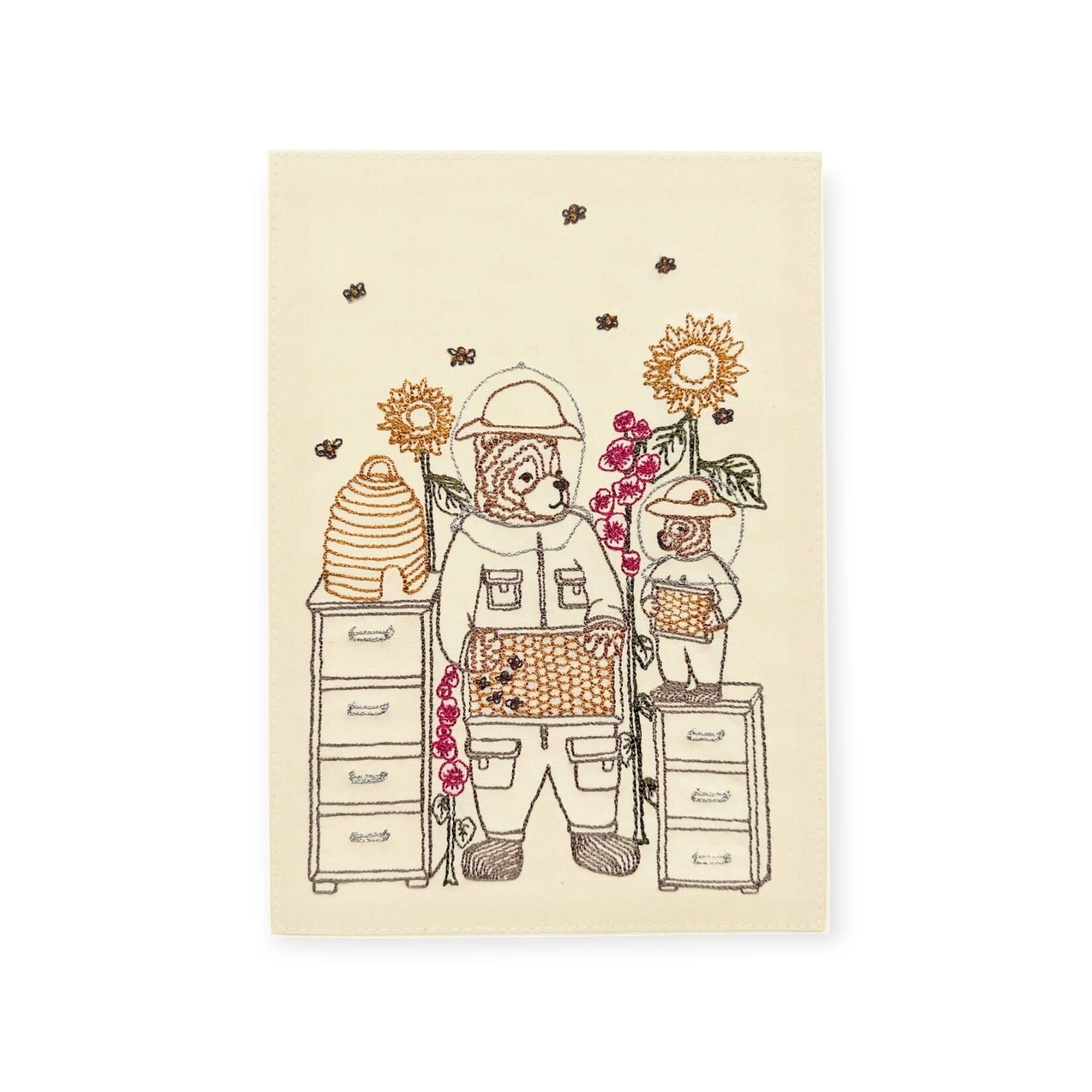 Coral & Tusk Embroidered Greeting Card