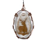 Jesus Leal Cut Leaf Deer Hanging Pendant