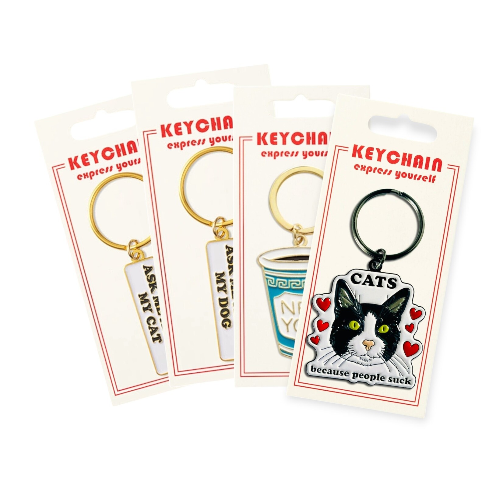 The Found Enamel Keychain