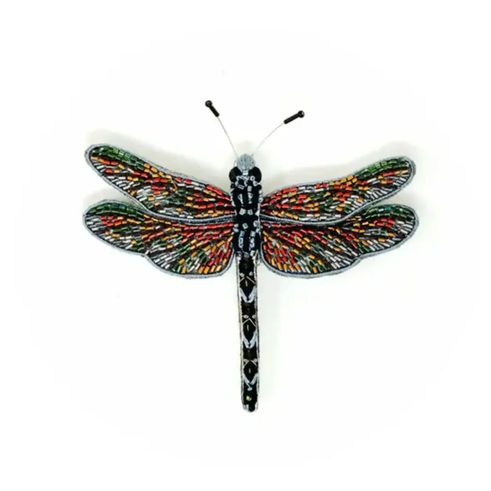 Wandering Glider Dragonfly Brooch