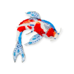 Kohaku Koi Fish Brooch
