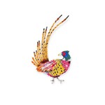Ring Necked Pheasant Brooch
