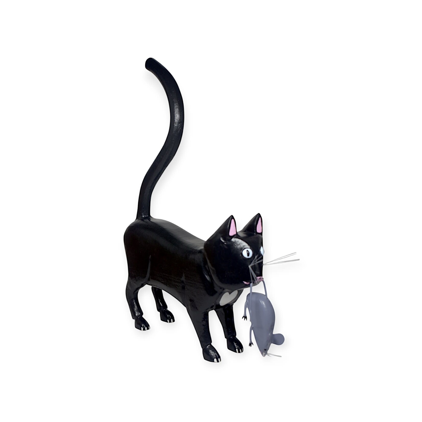 Money's Folk Art Cat with Mouse