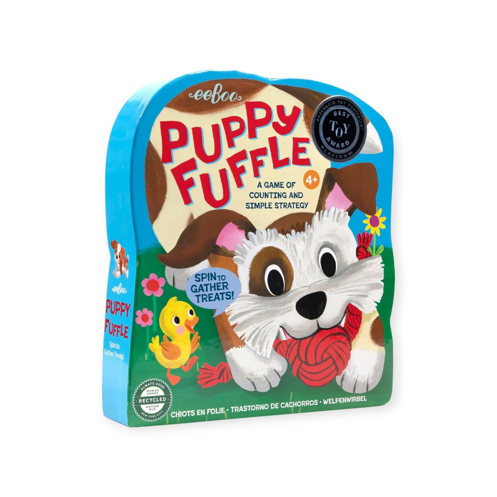 Eeboo Puppy Fuffle Shaped Board Game