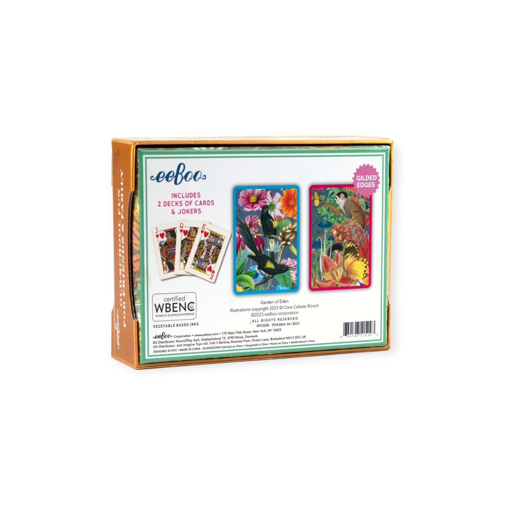 Eeboo Garden of Eden Playing Cards