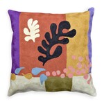 Natural Habitat Leaves Border Pillow